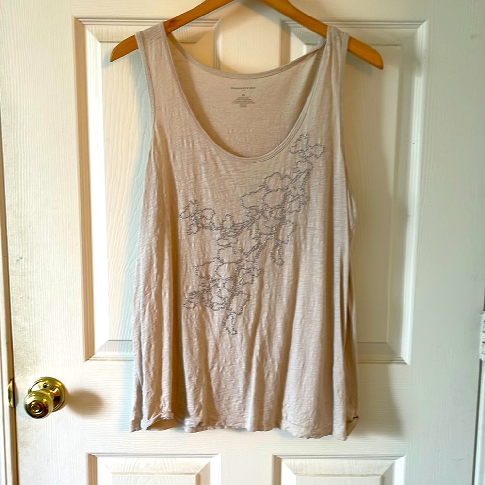 Beaded tank top